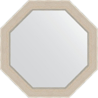 Зеркало Evoform Octagon 49х49 BY 3871 в багетной раме - Травленое серебро 52, купить, цена, заказать, магазин, доставка, скидка, промокод, купить, цена, заказать, магазин, доставка, скидка, промокод
