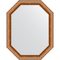 Зеркало Evoform Octagon 57х72 BY 7070 в багетной раме - Версаль бронза 64, купить, цена, заказать, магазин, доставка, скидка, промокод, купить, цена, заказать, магазин, доставка, скидка, промокод