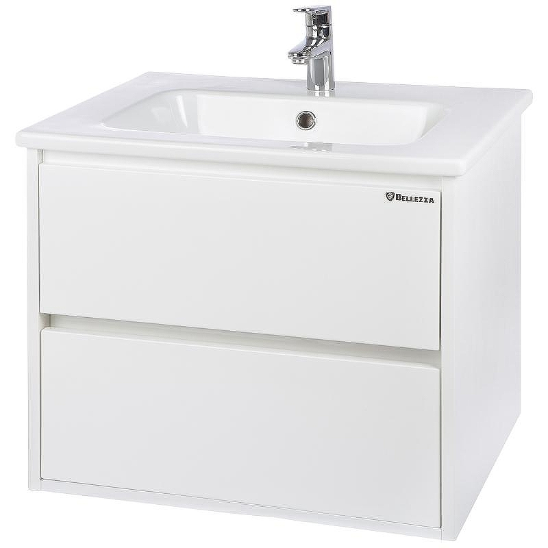 Тумба под раковину Bellezza Лоренцо 60 4639109270012 подвесная Белая, купить, цена, заказать, магазин, доставка, скидка, промокод, купить, цена, заказать, магазин, доставка, скидка, промокод