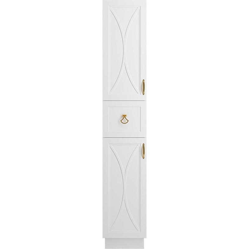 Шкаф пенал Misty Амбра 35 L П-Амб050-011Л Белый матовый, купить, цена, заказать, магазин, доставка, скидка, промокод, купить, цена, заказать, магазин, доставка, скидка, промокод