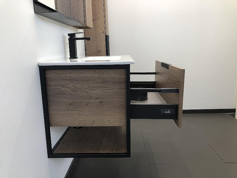 Тумба с раковиной Comforty Бонн 90 00-00003466 подвесная Дуб темный, купить, цена, заказать, магазин, доставка, скидка, промокод, купить, цена, заказать, магазин, доставка, скидка, промокод