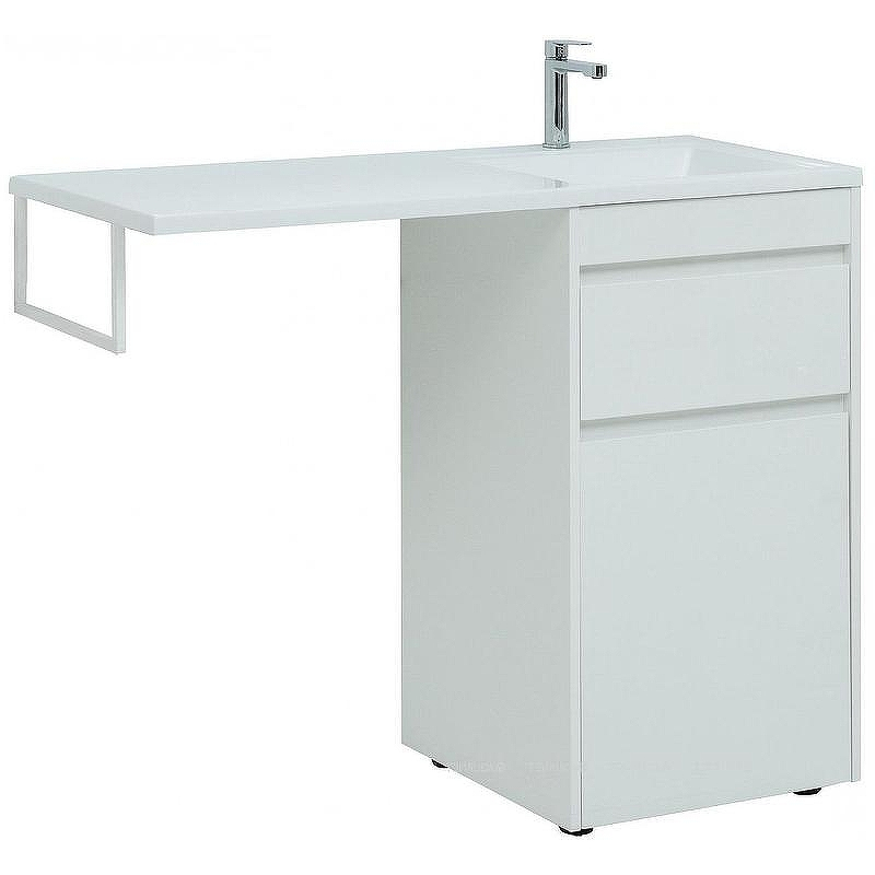 Тумба под раковину Aquanet Токио 120 239290 Белая, купить, цена, заказать, магазин, доставка, скидка, промокод, купить, цена, заказать, магазин, доставка, скидка, промокод