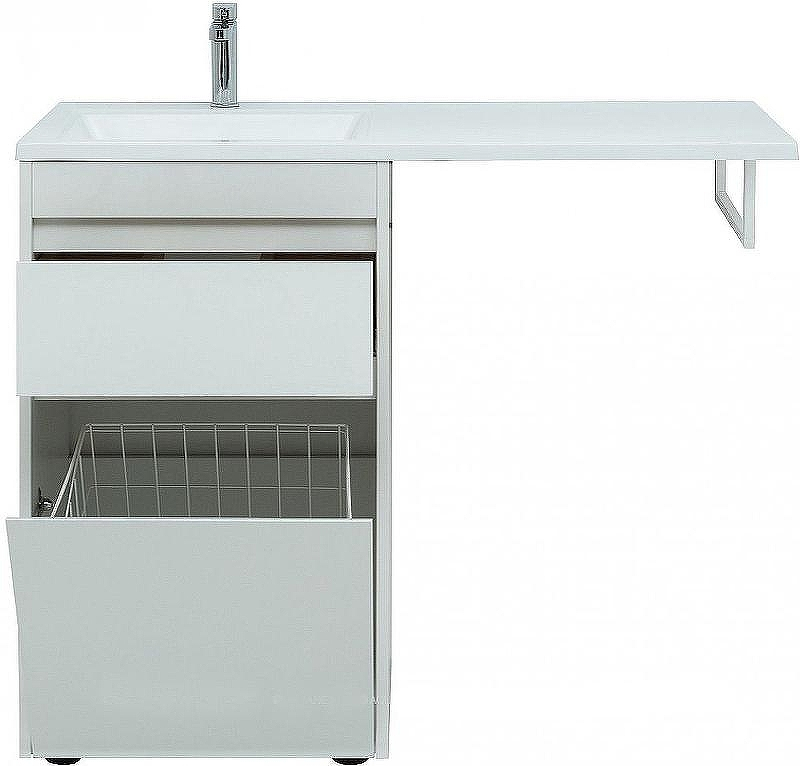 Тумба под раковину Aquanet Токио 120 239290 Белая, купить, цена, заказать, магазин, доставка, скидка, промокод, купить, цена, заказать, магазин, доставка, скидка, промокод