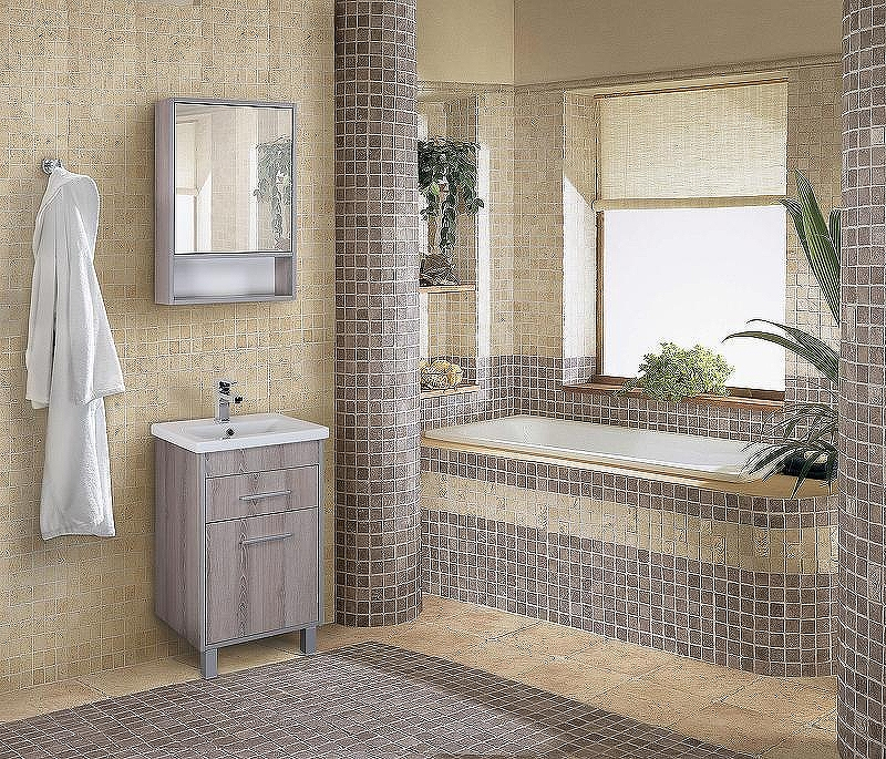 Зеркальный шкаф Onika Натали 50.00 R 205013 Ясень таормина, купить, цена, заказать, магазин, доставка, скидка, промокод, купить, цена, заказать, магазин, доставка, скидка, промокод