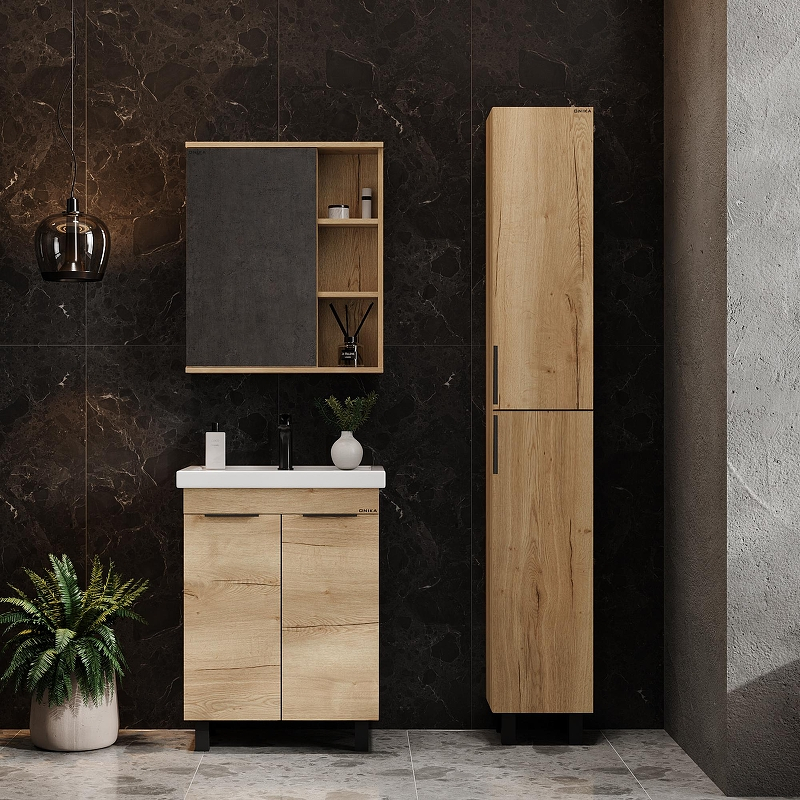 Шкаф пенал Onika Легран 30 403083 цвет Дуб галифакс, купить, цена, заказать, магазин, доставка, скидка, промокод, купить, цена, заказать, магазин, доставка, скидка, промокод