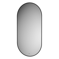 Зеркало Defesto Aura 60х120 DF 2936R с подсветкой 31W-3000K/ИК - выключатель/Теплый белый свет/Черная рама, купить, цена, заказать, магазин, доставка, скидка, промокод, купить, цена, заказать, магазин, доставка, скидка, промокод