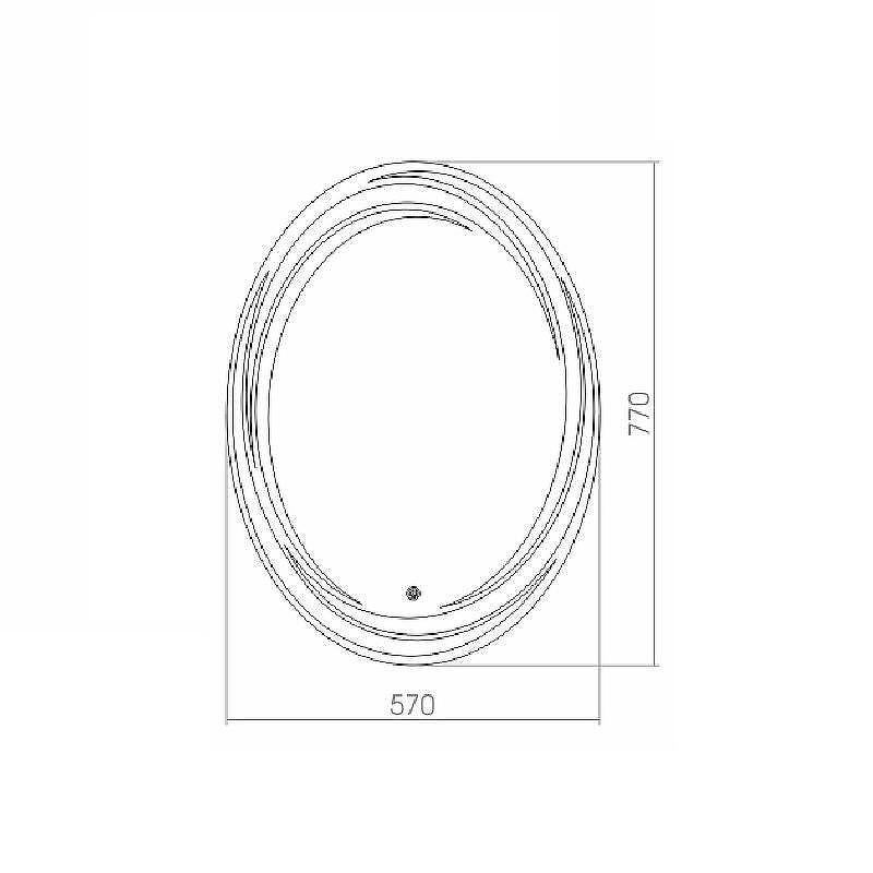Зеркало Azario Нормандия 57 ФР-00000936 с подсветкой с сенсорным выключателем, купить, цена, заказать, магазин, доставка, скидка, промокод, купить, цена, заказать, магазин, доставка, скидка, промокод