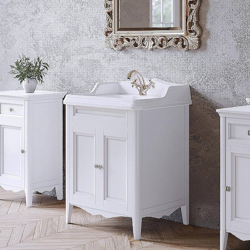 Тумба с раковиной TW Veronica Nuovo 68 VER2068-B+AR824bi*1 Bianco, купить, цена, заказать, магазин, доставка, скидка, промокод, купить, цена, заказать, магазин, доставка, скидка, промокод