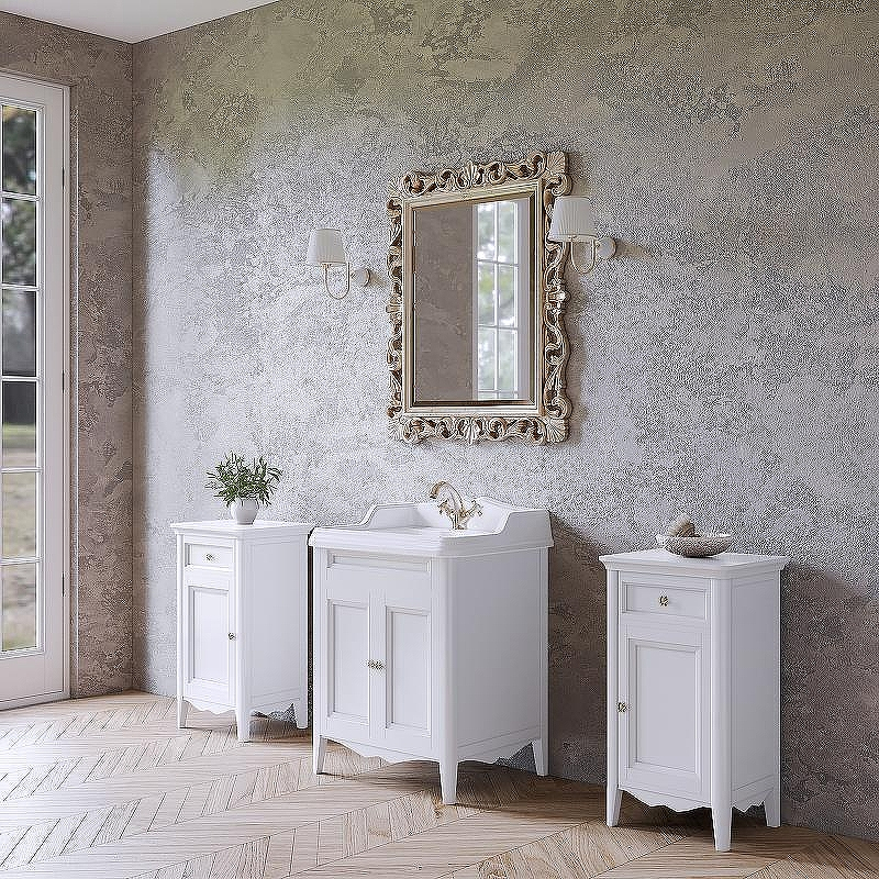 Тумба с раковиной TW Veronica Nuovo 68 VER2068-B+AR824bi*1 Bianco, купить, цена, заказать, магазин, доставка, скидка, промокод, купить, цена, заказать, магазин, доставка, скидка, промокод