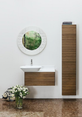 Шкаф пенал Laufen Ino 36 R 4.2545.2.030.171.1 подвесной Темный орех