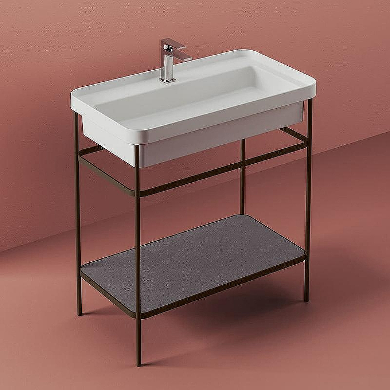 Консоль под раковину Artceram Fuori 80 ACA057 56 Moka, купить, цена, заказать, магазин, доставка, скидка, промокод, купить, цена, заказать, магазин, доставка, скидка, промокод