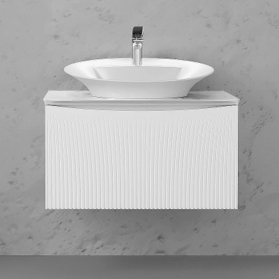 Тумба под раковину Laparet Bianca 80 BiaL.01.80/P/W подвесная Белая