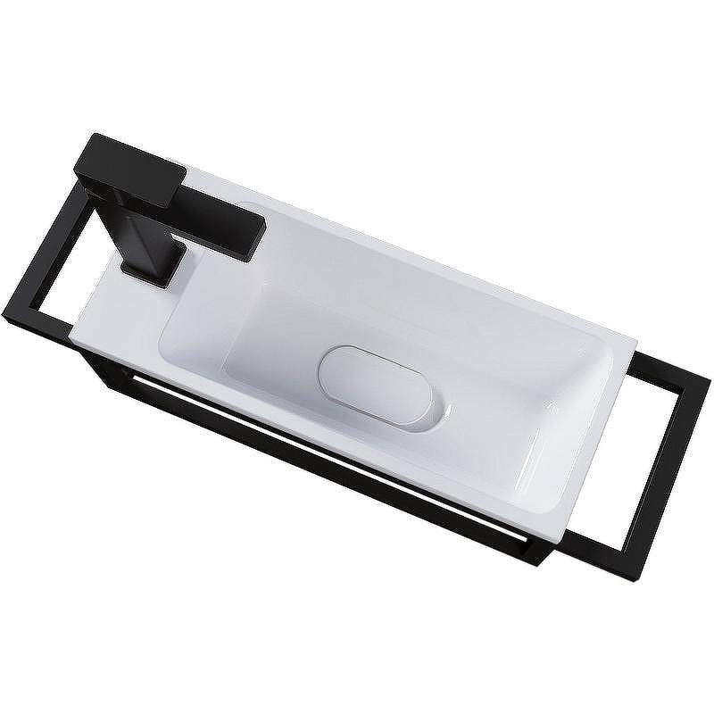 Консоль для раковины Grossman Метрис 50 105003 Черный, купить, цена, заказать, магазин, доставка, скидка, промокод, купить, цена, заказать, магазин, доставка, скидка, промокод