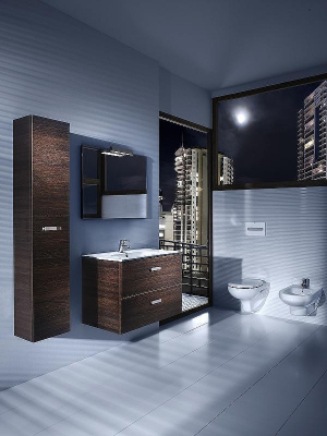 Тумба под раковину Roca Victoria Nord 80 ZRU9000031 подвесная Венге