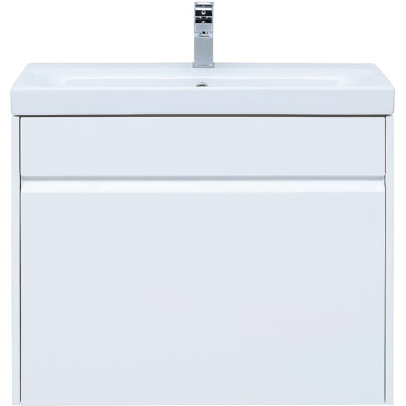 Тумба с раковиной Aquanet Палермо (Moduo) 80 273123 подвесная Белый глянец, купить, цена, заказать, магазин, доставка, скидка, промокод, купить, цена, заказать, магазин, доставка, скидка, промокод