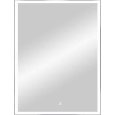 Зеркало Континент Frame Silver 600х800 ЗЛП891 с подсветкой с сенсорным выключателем