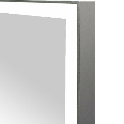 Зеркало Континент Frame Silver 600х800 ЗЛП891 с подсветкой с сенсорным выключателем