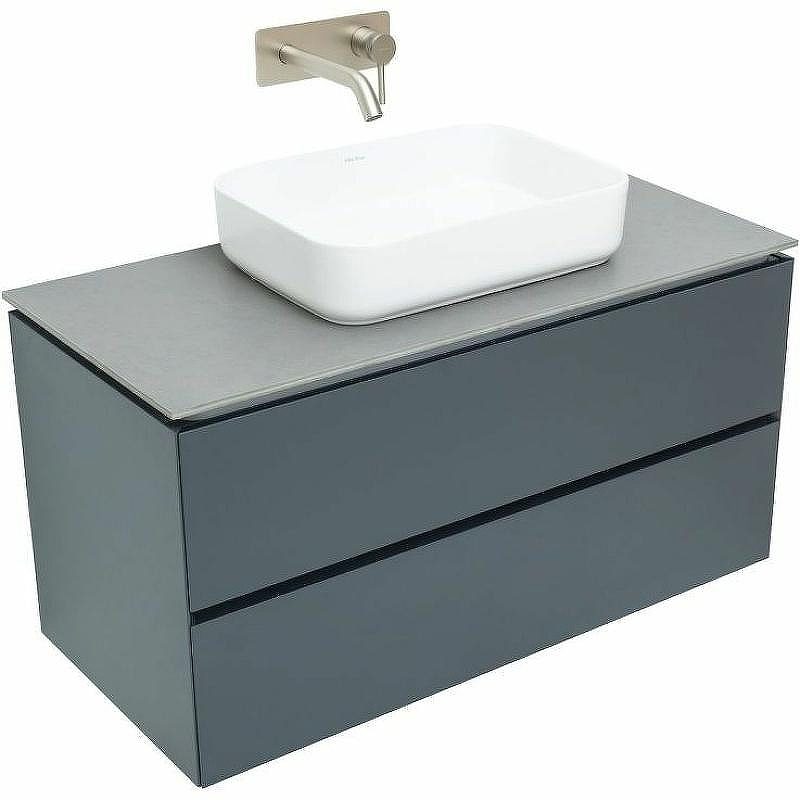 Тумба под раковину Allen Brau Infinity 100 1.21003.AM подвесная Антрацит матовый, купить, цена, заказать, магазин, доставка, скидка, промокод, купить, цена, заказать, магазин, доставка, скидка, промокод