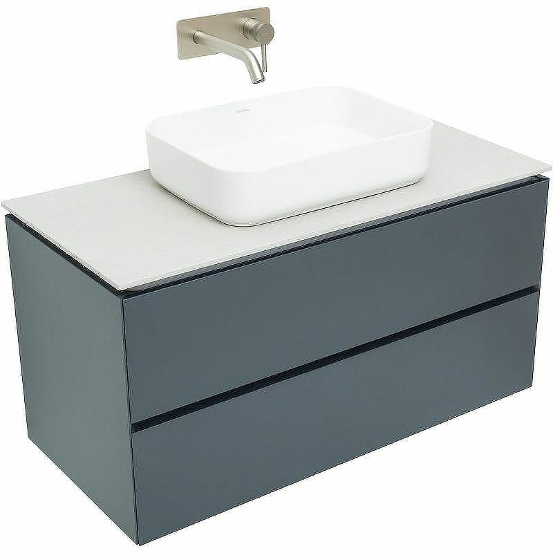 Тумба под раковину Allen Brau Infinity 100 1.21003.AM подвесная Антрацит матовый, купить, цена, заказать, магазин, доставка, скидка, промокод, купить, цена, заказать, магазин, доставка, скидка, промокод