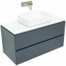 Тумба под раковину Allen Brau Infinity 100 1.21003.AM подвесная Антрацит матовый, купить, цена, заказать, магазин, доставка, скидка, промокод, купить, цена, заказать, магазин, доставка, скидка, промокод