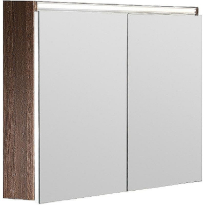 Зеркальный шкаф Boheme Armadi Art Vallessi 80 547-D с подсветкой Dark oak