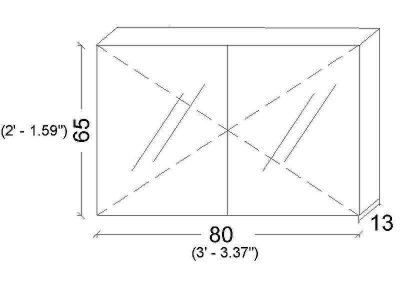 Зеркальный шкаф Boheme Armadi Art Vallessi 80 547-D с подсветкой Dark oak