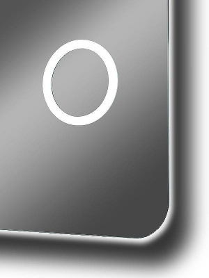 Зеркало Континент Elegant 1200х700 ЗЛП699 с подсветкой с сенсорным выключателем