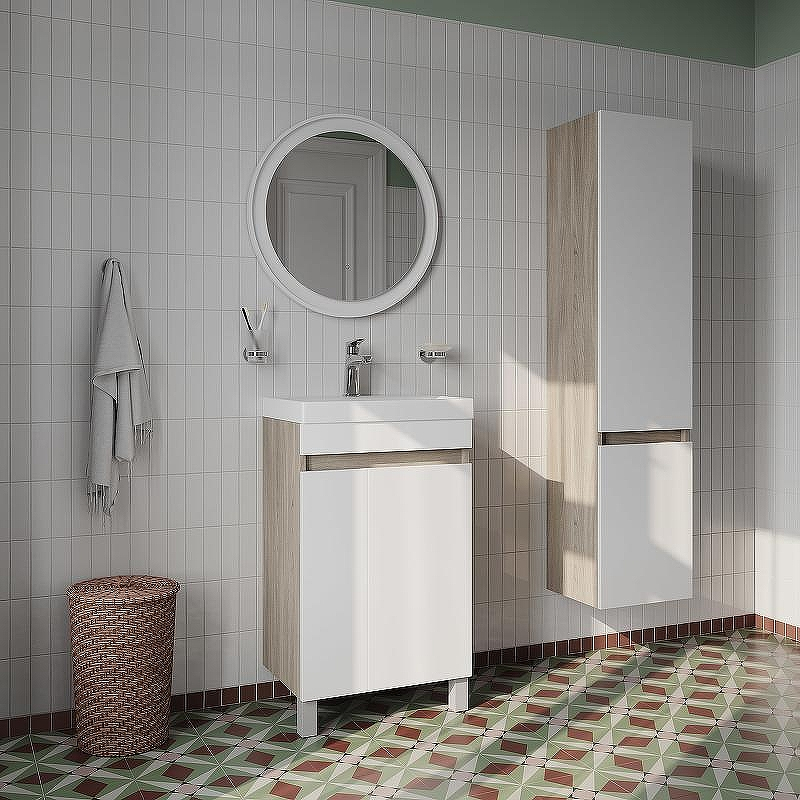 Тумба с раковиной Iddis Zodiac 50 ZOD5ADFi95K Белая матовая Дерево, купить, цена, заказать, магазин, доставка, скидка, промокод, купить, цена, заказать, магазин, доставка, скидка, промокод