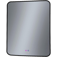 Зеркало Grossman Elegans-норма Black 70 1770802 с подсветкой Черное с сенсорным выключателем и подогревом, купить, цена, заказать, магазин, доставка, скидка, промокод, купить, цена, заказать, магазин, доставка, скидка, промокод