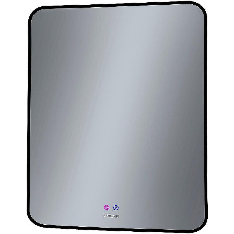 Зеркало Grossman Elegans-норма Black 70 1770802 с подсветкой Черное с сенсорным выключателем и подогревом, купить, цена, заказать, магазин, доставка, скидка, промокод, купить, цена, заказать, магазин, доставка, скидка, промокод