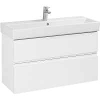 Тумба под раковину Roca Oleta 100 A857641501 подвесная Белая матовая, купить, цена, заказать, магазин, доставка, скидка, промокод, купить, цена, заказать, магазин, доставка, скидка, промокод