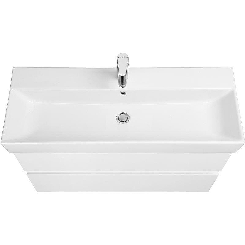 Тумба под раковину Roca Oleta 100 A857641501 подвесная Белая матовая, купить, цена, заказать, магазин, доставка, скидка, промокод, купить, цена, заказать, магазин, доставка, скидка, промокод