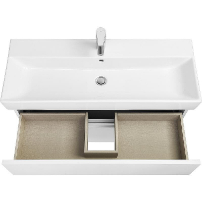 Тумба под раковину Roca Oleta 100 A857641501 подвесная Белая матовая