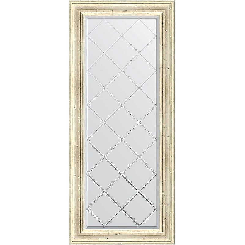 Зеркало Evoform Exclusive-G 158х69 BY 4160 с гравировкой в багетной раме - Травленое серебро 99, купить, цена, заказать, магазин, доставка, скидка, промокод, купить, цена, заказать, магазин, доставка, скидка, промокод