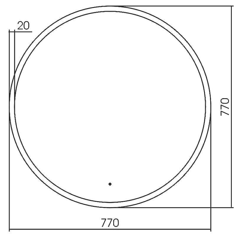 Зеркало Abber Mond 77 AG6204SCG-0.77 с подсветкой Золото с бесконтактным выключателем и диммером, купить, цена, заказать, магазин, доставка, скидка, промокод, купить, цена, заказать, магазин, доставка, скидка, промокод