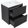 Тумба под раковину Aquanet Милан 65 306379 подвесная Черный глянец, купить, цена, заказать, магазин, доставка, скидка, промокод, купить, цена, заказать, магазин, доставка, скидка, промокод