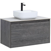 Тумба под раковину Aquanet Nova Lite 90 242269 подвесная Дуб рошелье, купить, цена, заказать, магазин, доставка, скидка, промокод, купить, цена, заказать, магазин, доставка, скидка, промокод