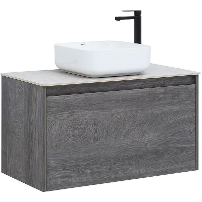 Тумба под раковину Aquanet Nova Lite 90 242269 подвесная Дуб рошелье