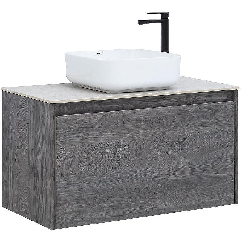 Тумба под раковину Aquanet Nova Lite 90 242269 подвесная Дуб рошелье, купить, цена, заказать, магазин, доставка, скидка, промокод, купить, цена, заказать, магазин, доставка, скидка, промокод