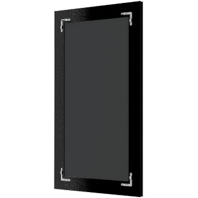 Зеркало Evoform Exclusive 164х74 BY 7457 с фацетом в багетной раме - Белая кожа с хромом 78