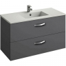 Тумба под раковину Jacob Delafon Ola 100 EB392RU-N14 подвесная Серый антрацит, купить, цена, заказать, магазин, доставка, скидка, промокод, купить, цена, заказать, магазин, доставка, скидка, промокод
