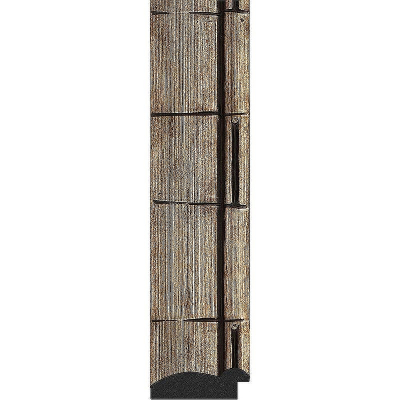 Зеркало Evoform Octagon 58x73 BY 7126 в багетной раме - Серебряный бамбук 73