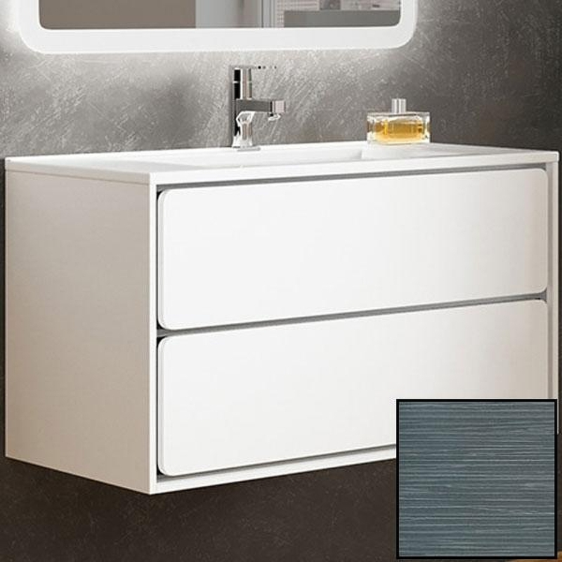 Тумба с раковиной SanVit Бруно-2 120 kbruno2120 с фактурой под дерево подвесная Шелк Сталь, купить, цена, заказать, магазин, доставка, скидка, промокод, купить, цена, заказать, магазин, доставка, скидка, промокод