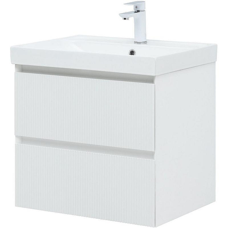 Тумба под раковину Aquanet Альтера 60 337154 подвесная Белая матовая, купить, цена, заказать, магазин, доставка, скидка, промокод, купить, цена, заказать, магазин, доставка, скидка, промокод