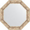 Зеркало Evoform Octagon 58х58 BY 7318 в багетной раме - Прованс с плетением 70, купить, цена, заказать, магазин, доставка, скидка, промокод, купить, цена, заказать, магазин, доставка, скидка, промокод