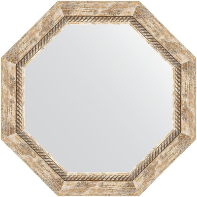 Зеркало Evoform Octagon 58х58 BY 7318 в багетной раме - Прованс с плетением 70