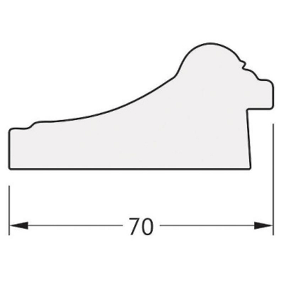Зеркало Evoform Octagon 58х58 BY 7318 в багетной раме - Прованс с плетением 70