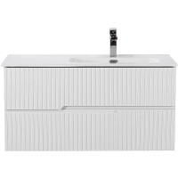 Тумба под раковину Cezares Duet-N 100 R DUET-N-1000-2C-SO-BL-R подвесная Bianco Lucido, купить, цена, заказать, магазин, доставка, скидка, промокод, купить, цена, заказать, магазин, доставка, скидка, промокод