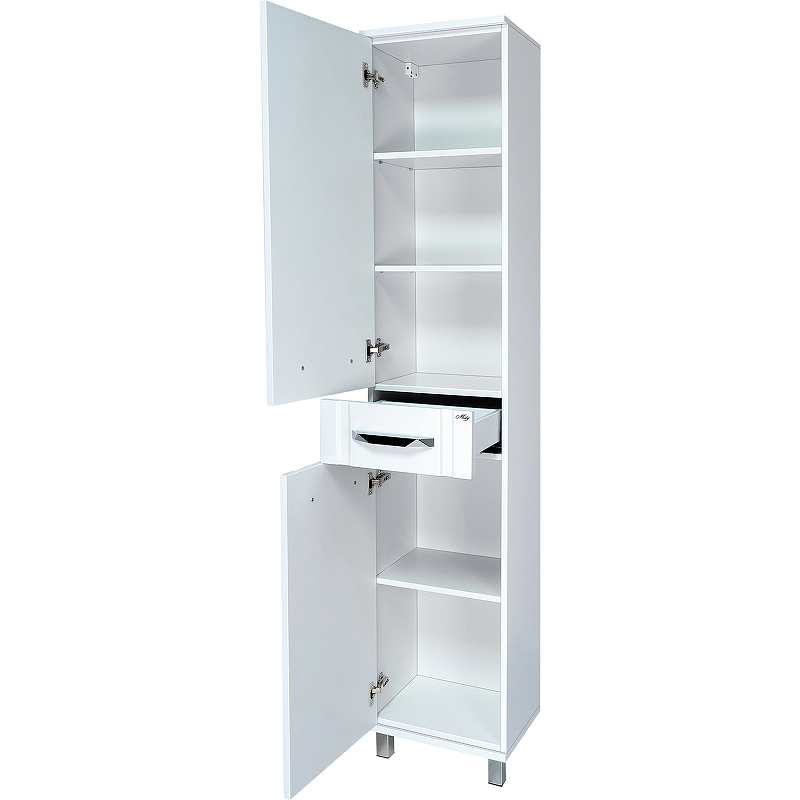 Шкаф пенал Misty Терра 40 L П-Тер0504001-1ЯЛ Белый матовый, купить, цена, заказать, магазин, доставка, скидка, промокод, купить, цена, заказать, магазин, доставка, скидка, промокод