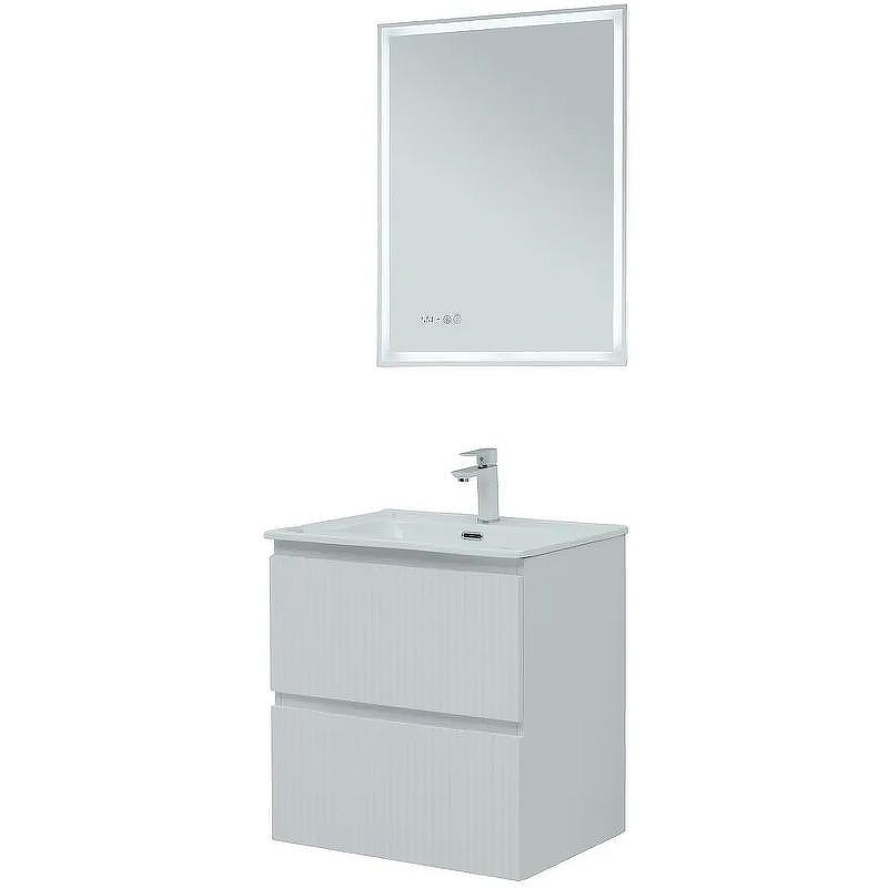 Тумба под раковину Aquanet Джейн 60 335422 подвесная Белая матовая, купить, цена, заказать, магазин, доставка, скидка, промокод, купить, цена, заказать, магазин, доставка, скидка, промокод